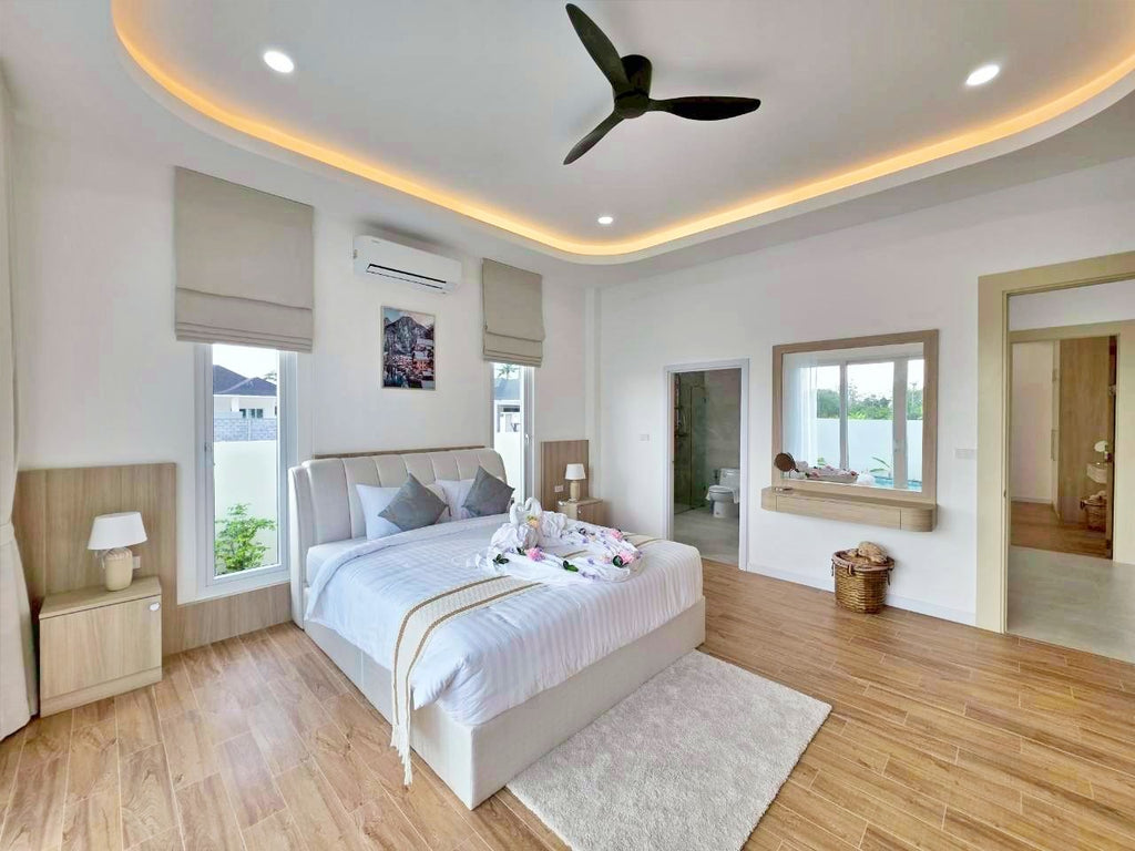 Neue moderne Poolvilla mit 3 Schlafzimmern in Hua Hin – Soi 70 (sofort bezugsfertig)