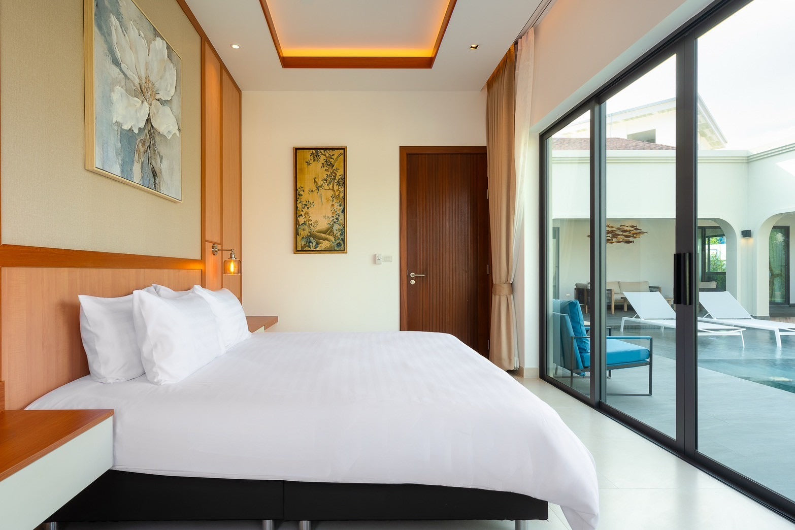 Moderne Luxusvilla im balinesischen Stil mit 3 Schlafzimmern und Pool in der Nähe von Black Mountain – Hua Hin