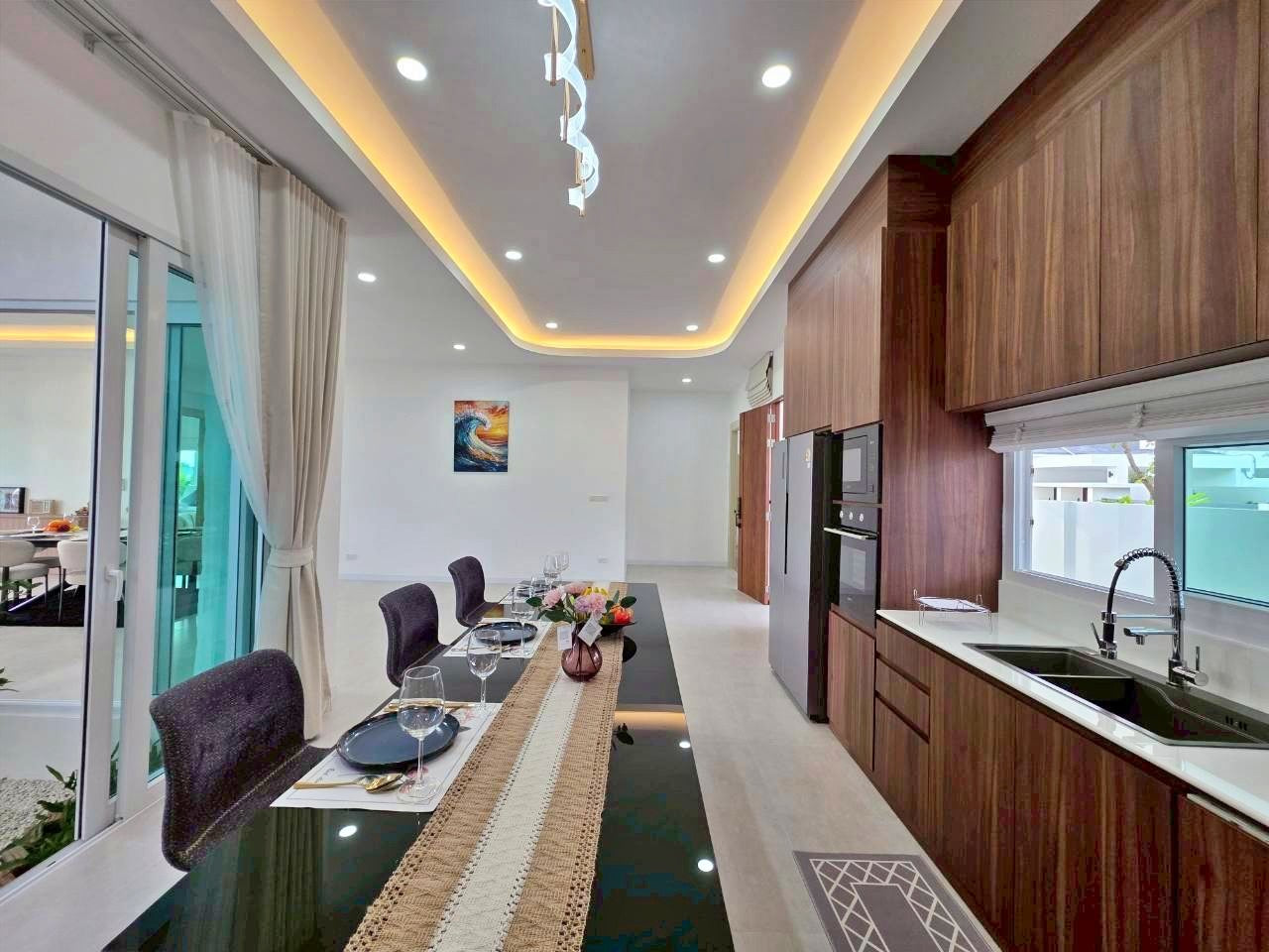 Neue moderne Poolvilla mit 3 Schlafzimmern in Hua Hin – Soi 70 (sofort bezugsfertig)